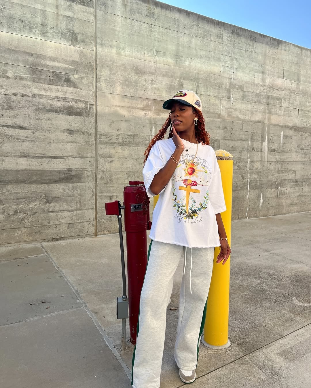 Blessed Oversized Cropped T-Shirt