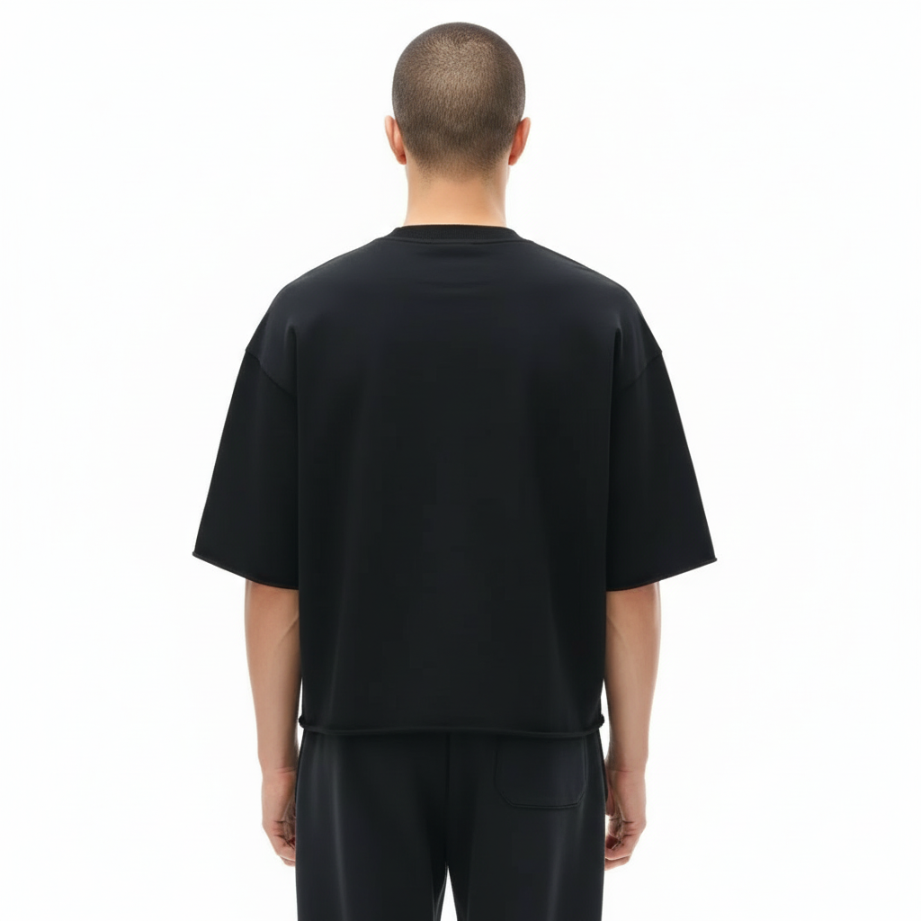 I Love Jesus Cropped Heavy Tee - Gold Edition