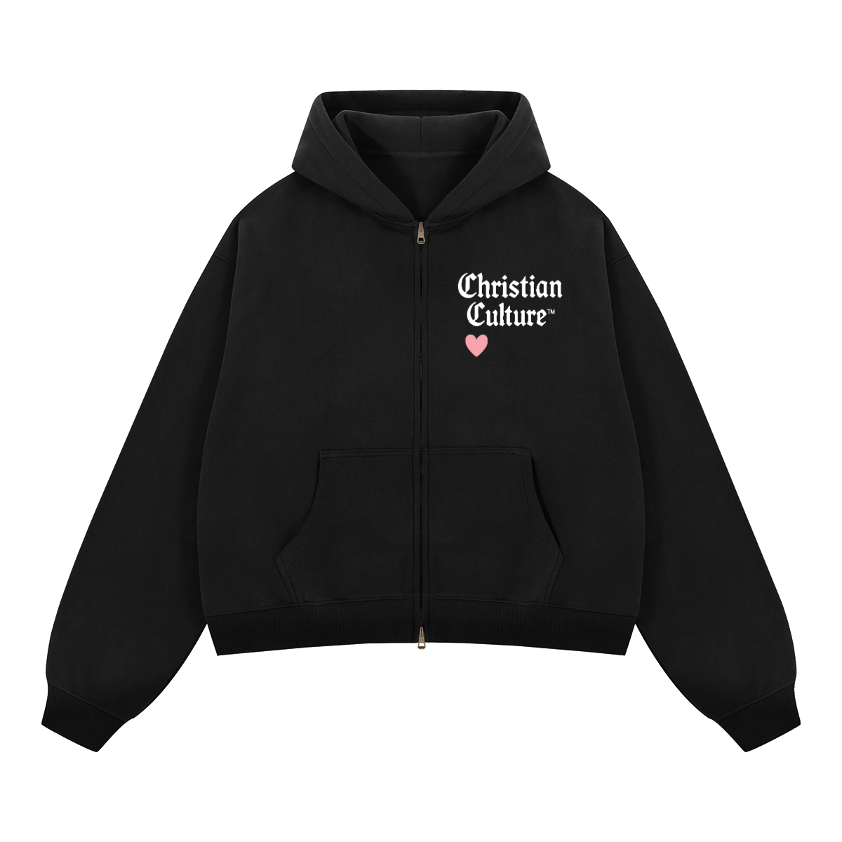 Fear Of God Fleece Zip-up Boxy Hoodie