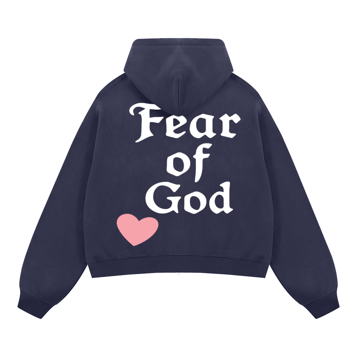 Fear Of God Fleece Zip-up Boxy Hoodie