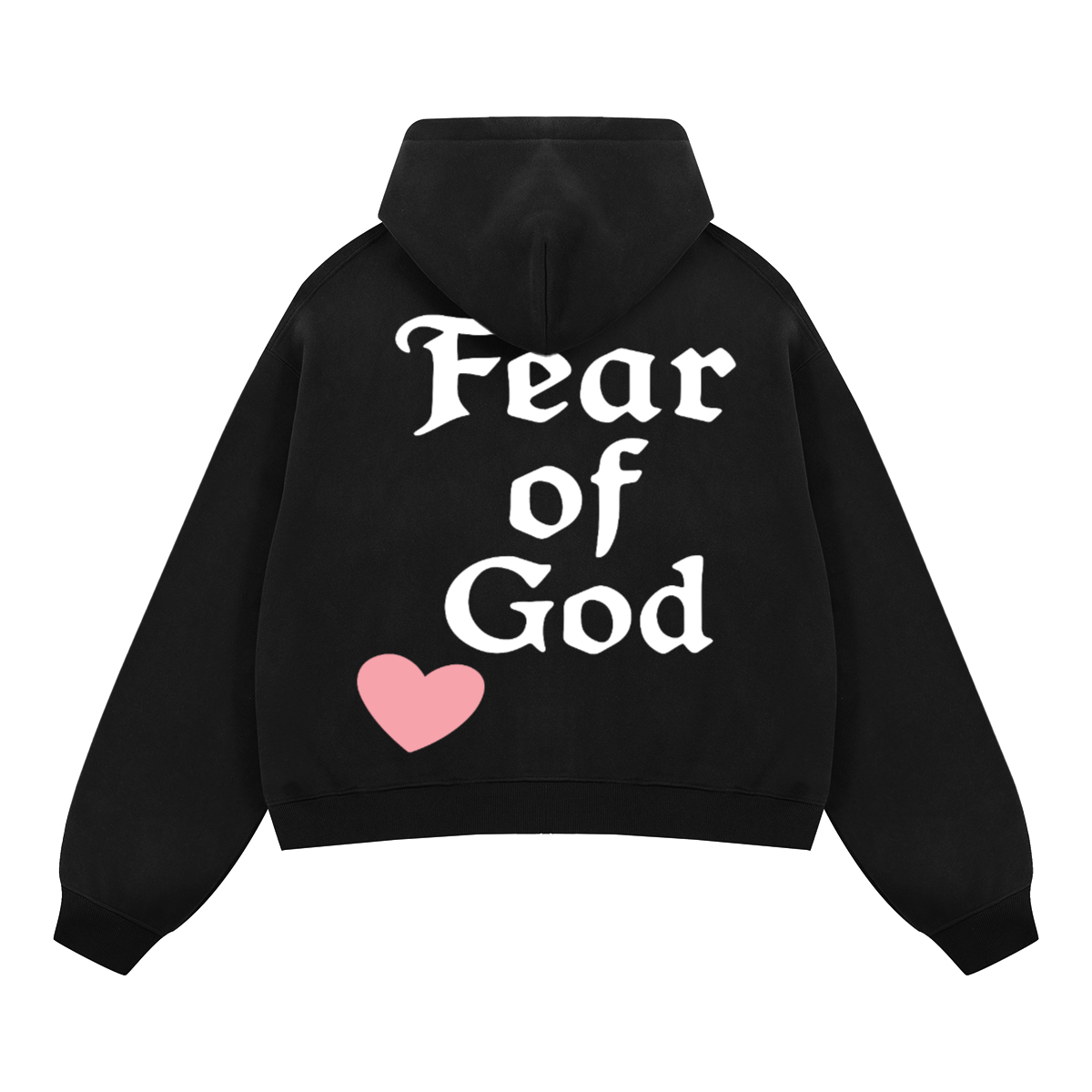 Fear Of God Fleece Zip-up Boxy Hoodie