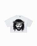 Ask Me About Jesus Heavyweight Boxy Tee