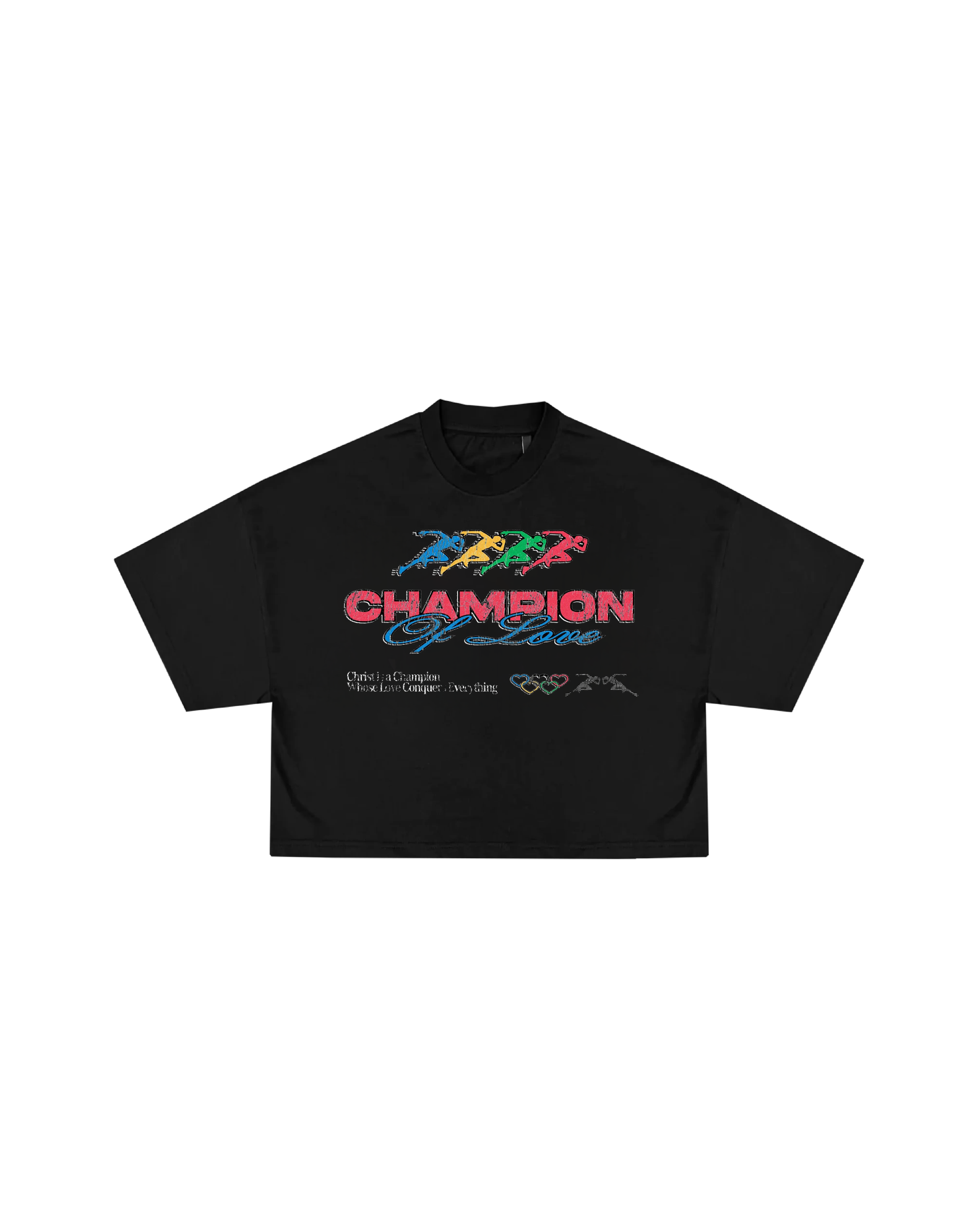 Champion Of Love Cropped Oversized T-Shirt