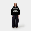 Deny The World Not Jesus Boxy Double-Zip Hoodie
