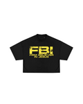 F.B.I Cropped Loose T-shirt