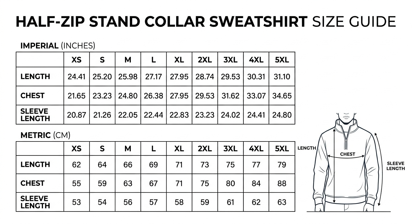 Mercy Half-Zip Stand Collar Sweatshirt