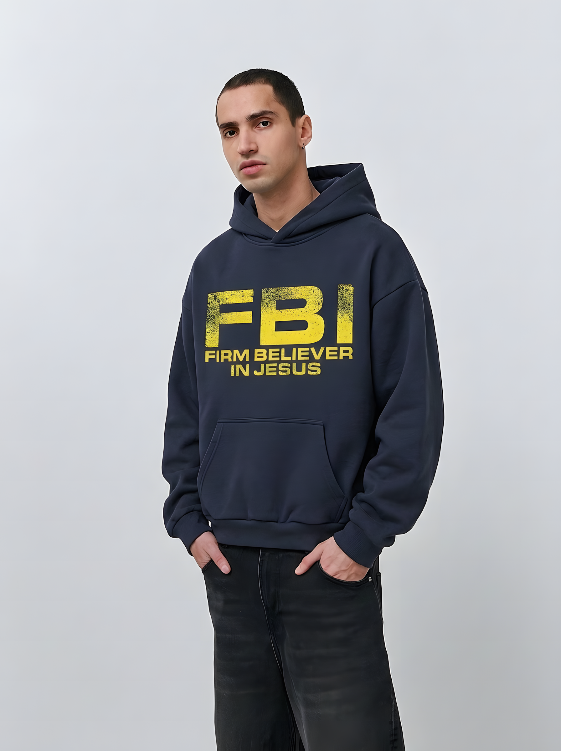 FBI BOXY HOODIE
