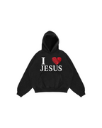 "I LOVE JESUS" SUN-FADED HOODIE