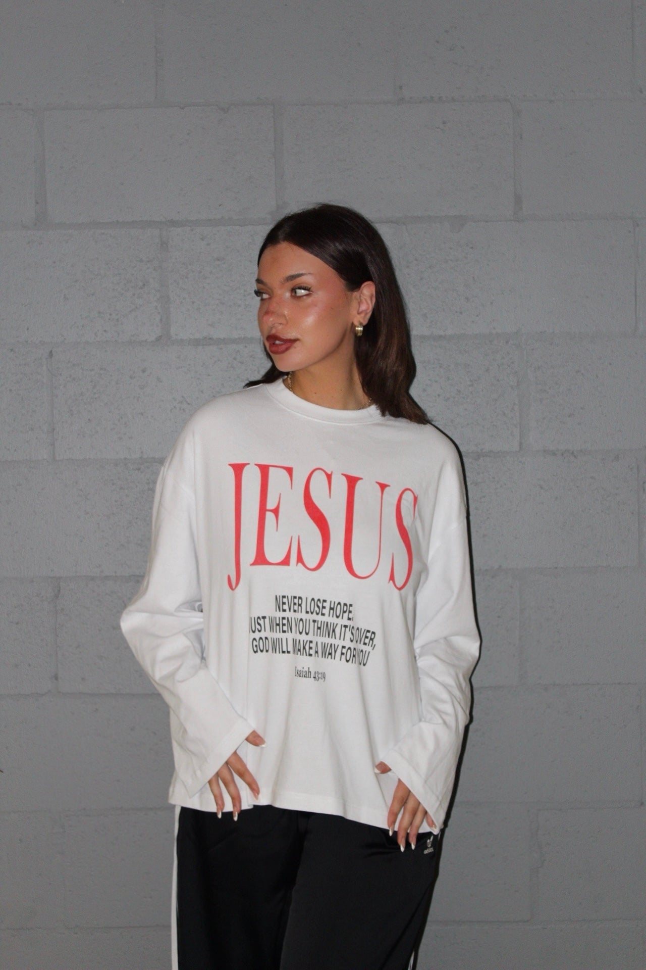 Jesus Oversized Long Sleeve