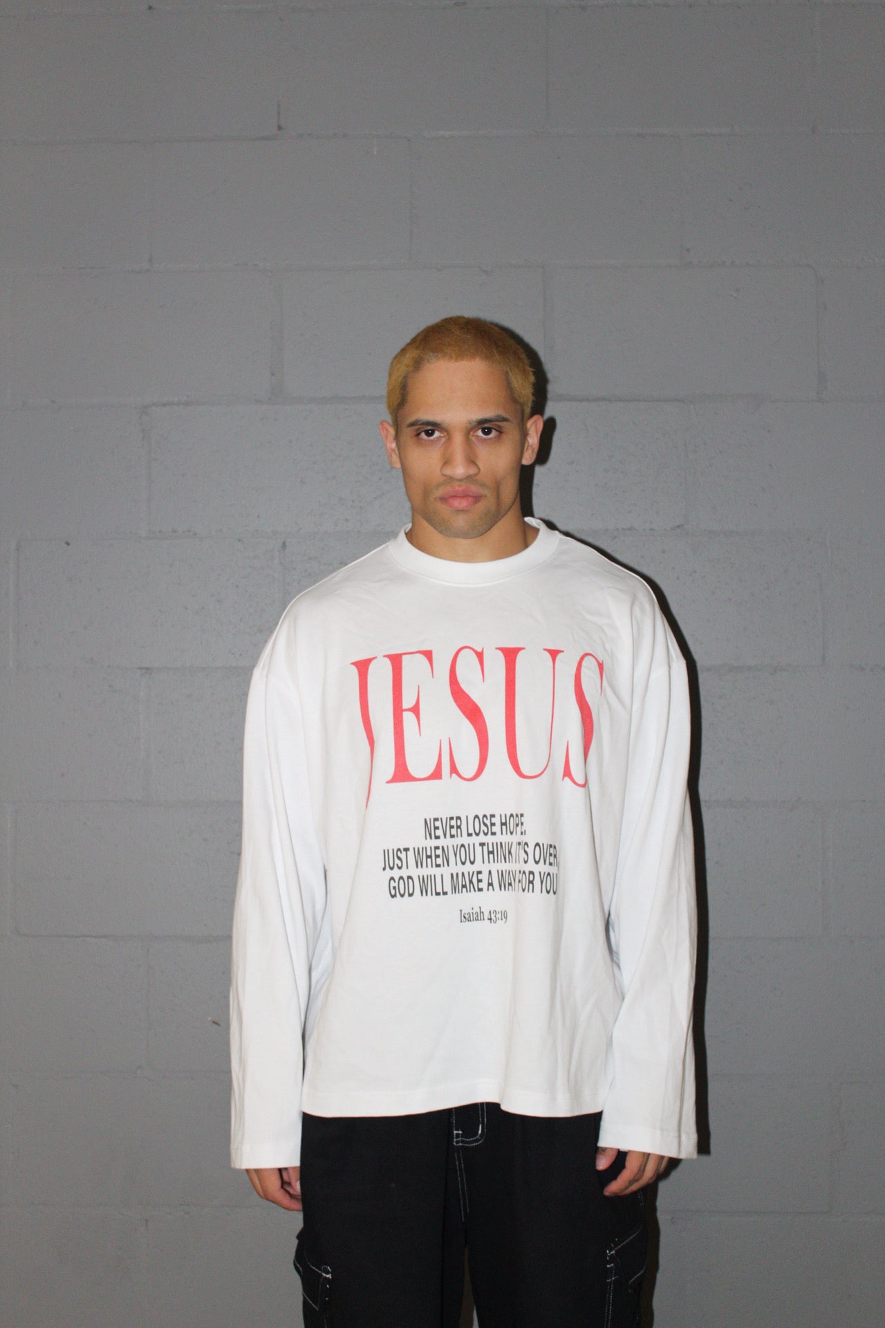 Jesus Oversized Long Sleeve