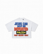 JESUS CAN NOT BE DEFEATED BOXY TEE