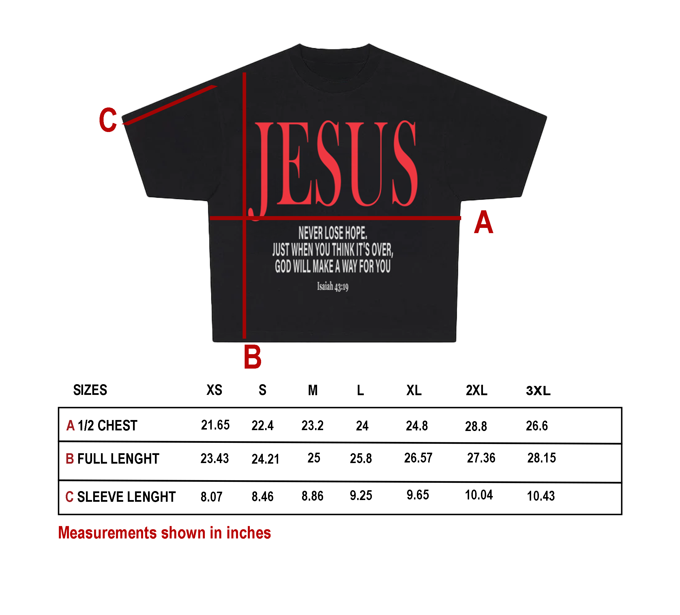JESUS HOPE TEE