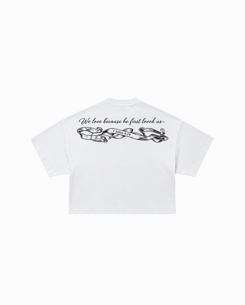 Jesus Crown of Thorns Boxy Heavyweight Tee