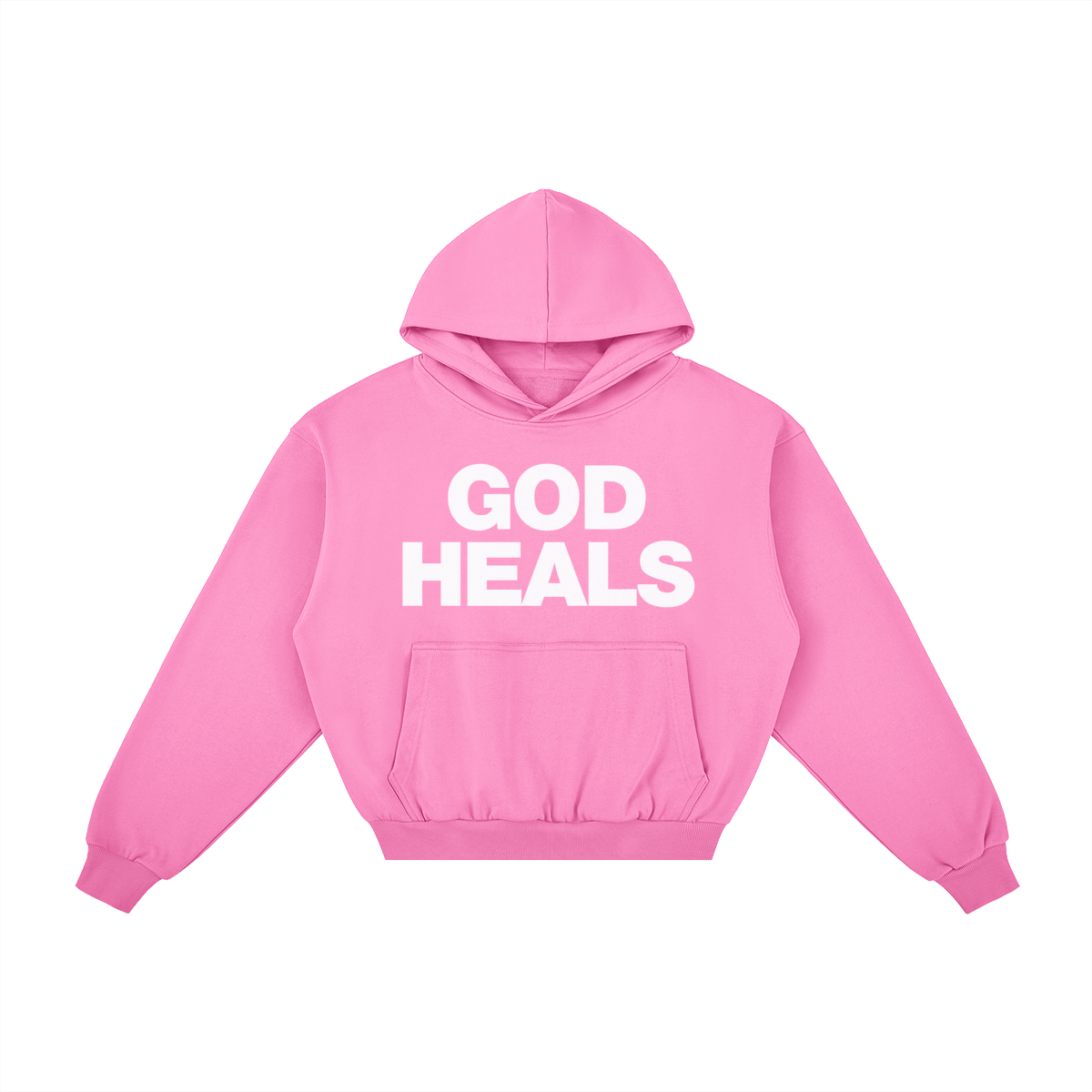 GOD HEALS BALLOON FIT HOODIE