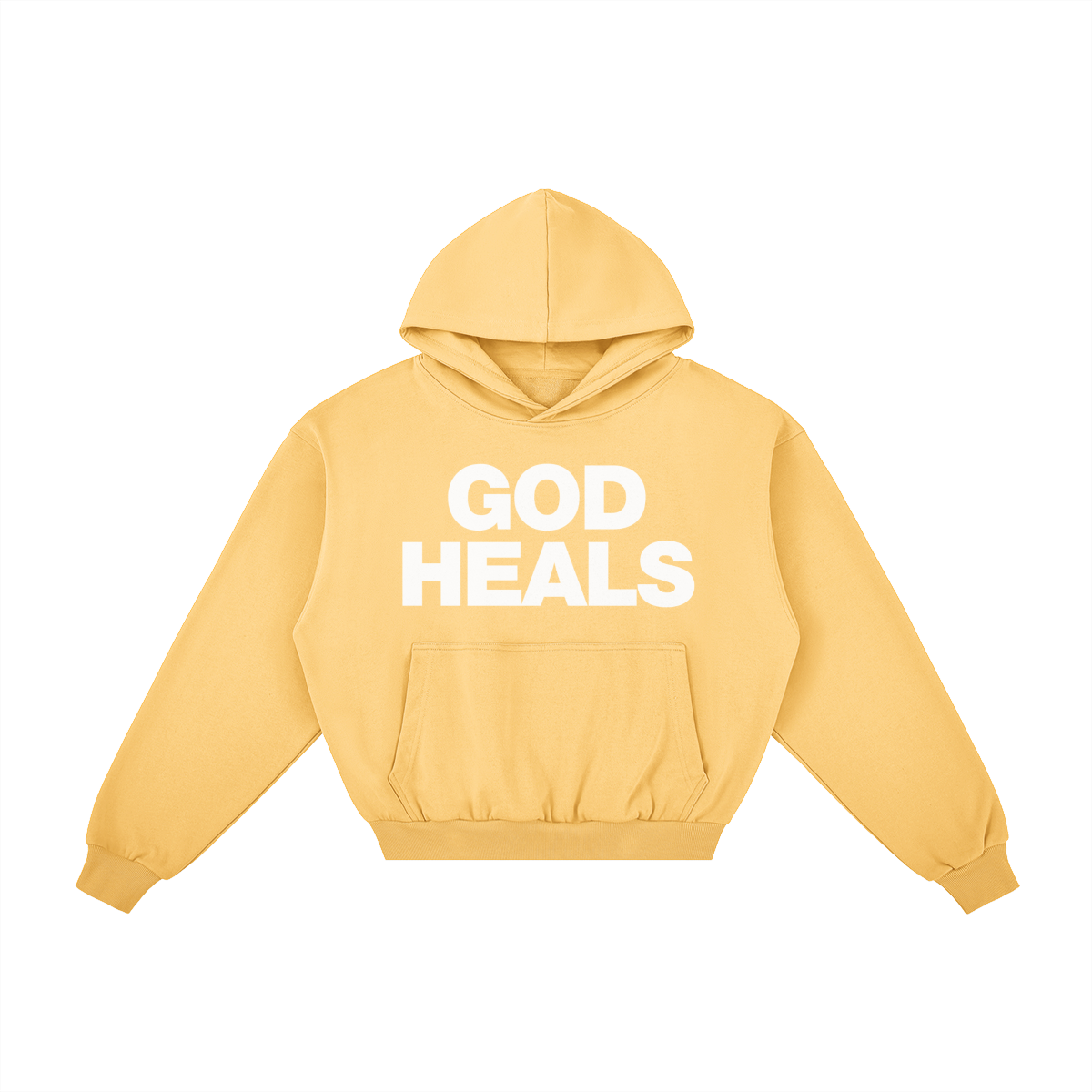 GOD HEALS BALLOON FIT HOODIE