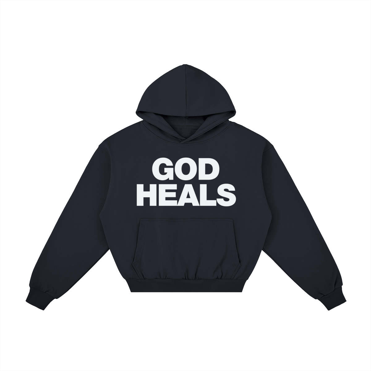 GOD HEALS BALLOON FIT HOODIE