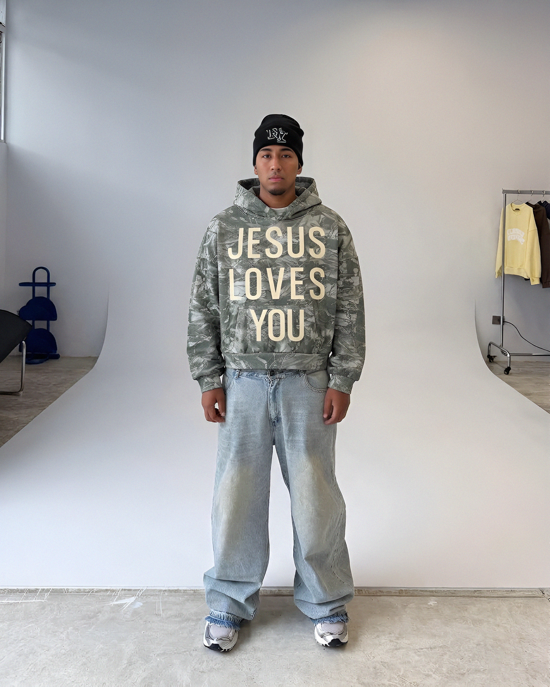 Jesus Loves You Realtree Camo Hoodie