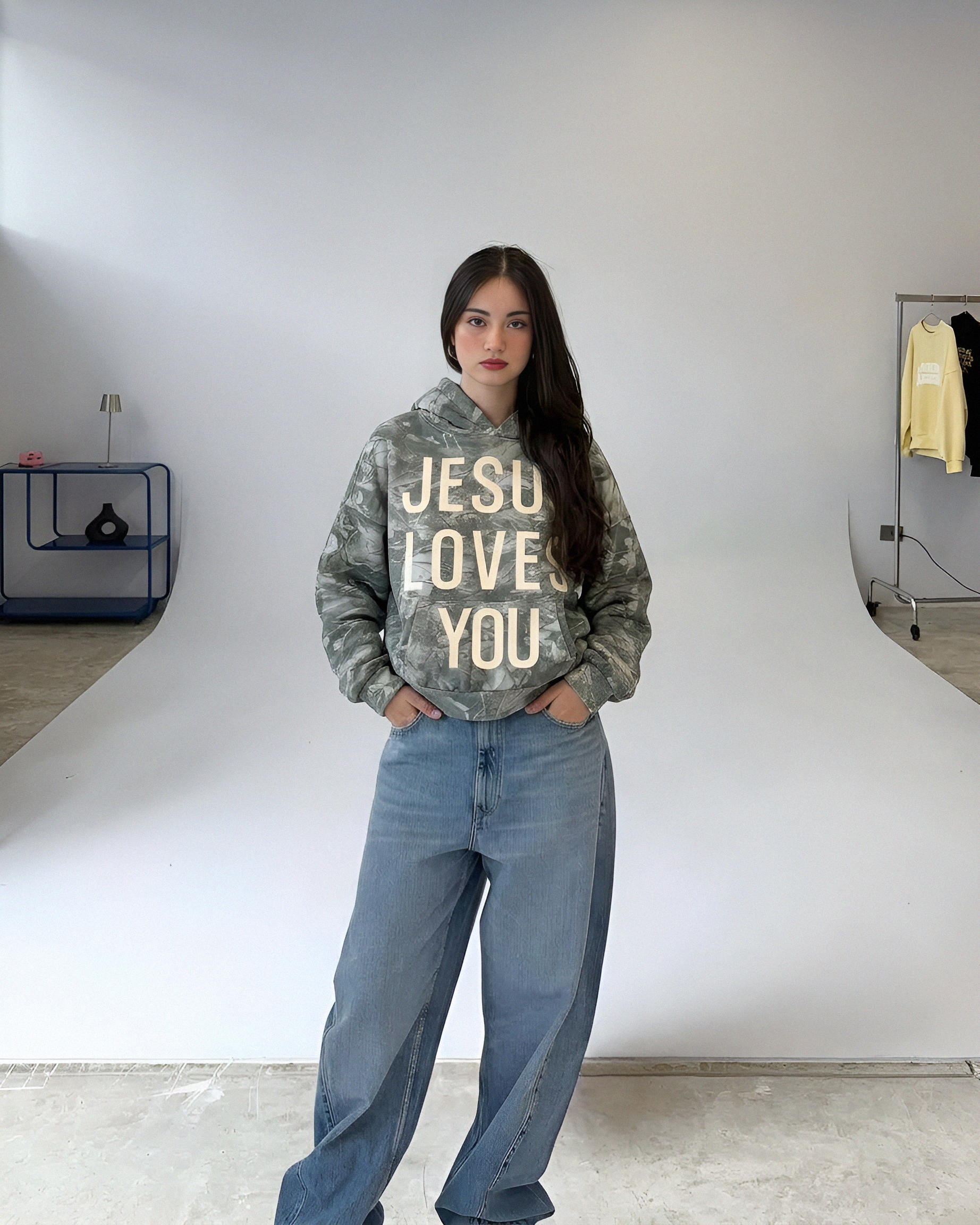 Jesus Loves You Realtree Camo Hoodie