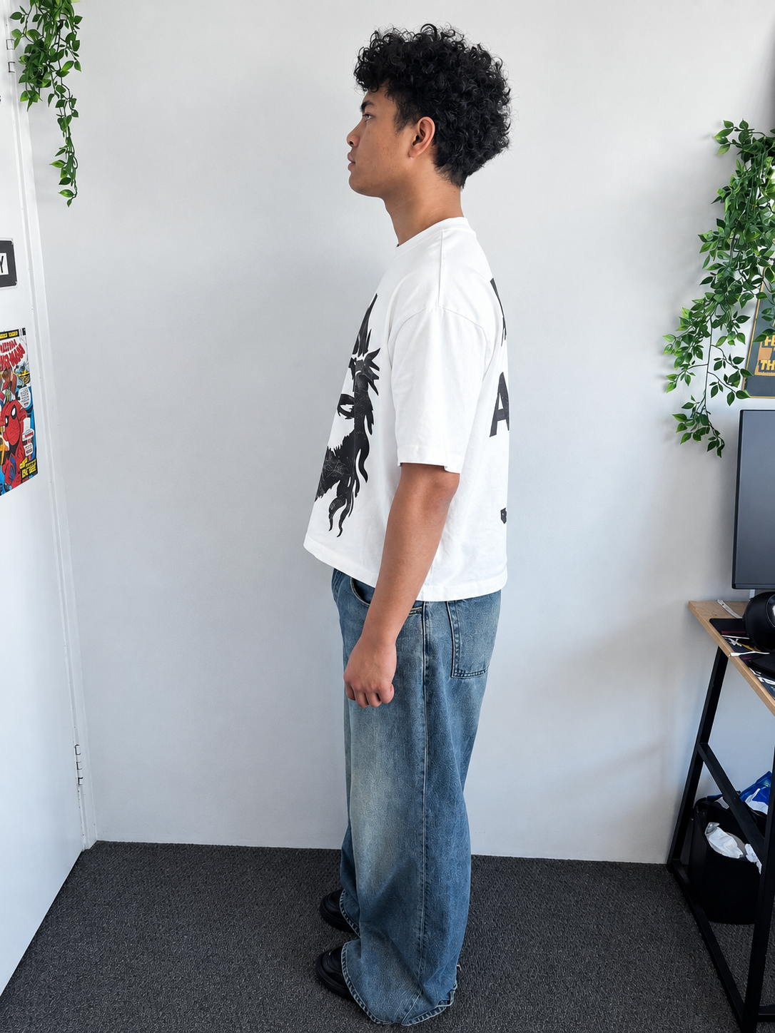 Ask Me About Jesus Heavyweight Boxy Tee