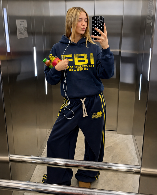 FBI BOXY HOODIE