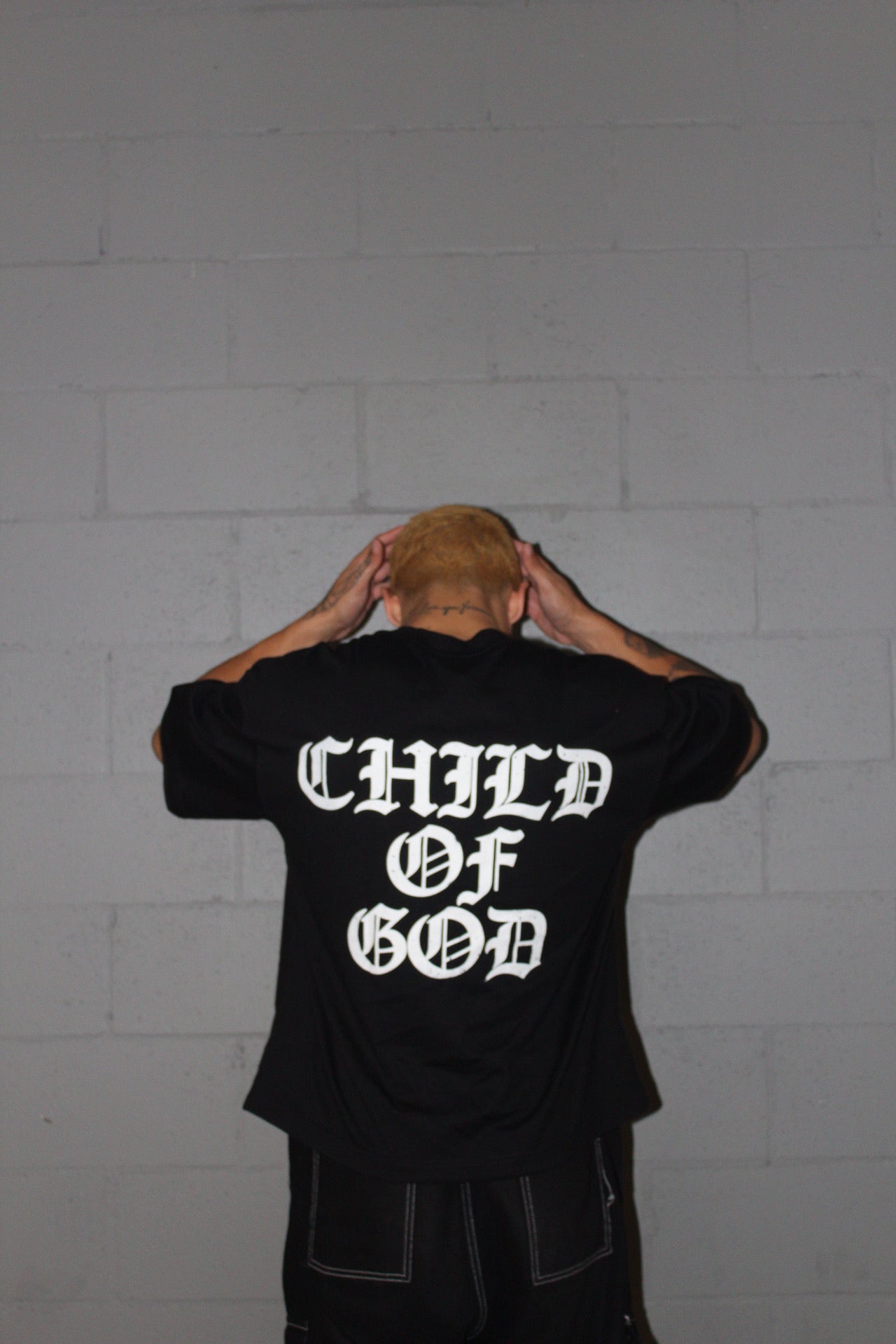 Child Of God Combed Cotton Boxy Oversized T-shirt