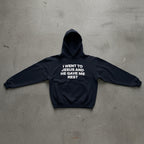 I Went To Jesus And He Gave Me Rest Heavy Boxy Hoodie