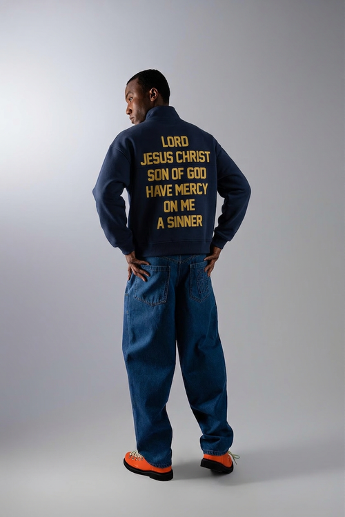 Mercy Half-Zip Stand Collar Sweatshirt