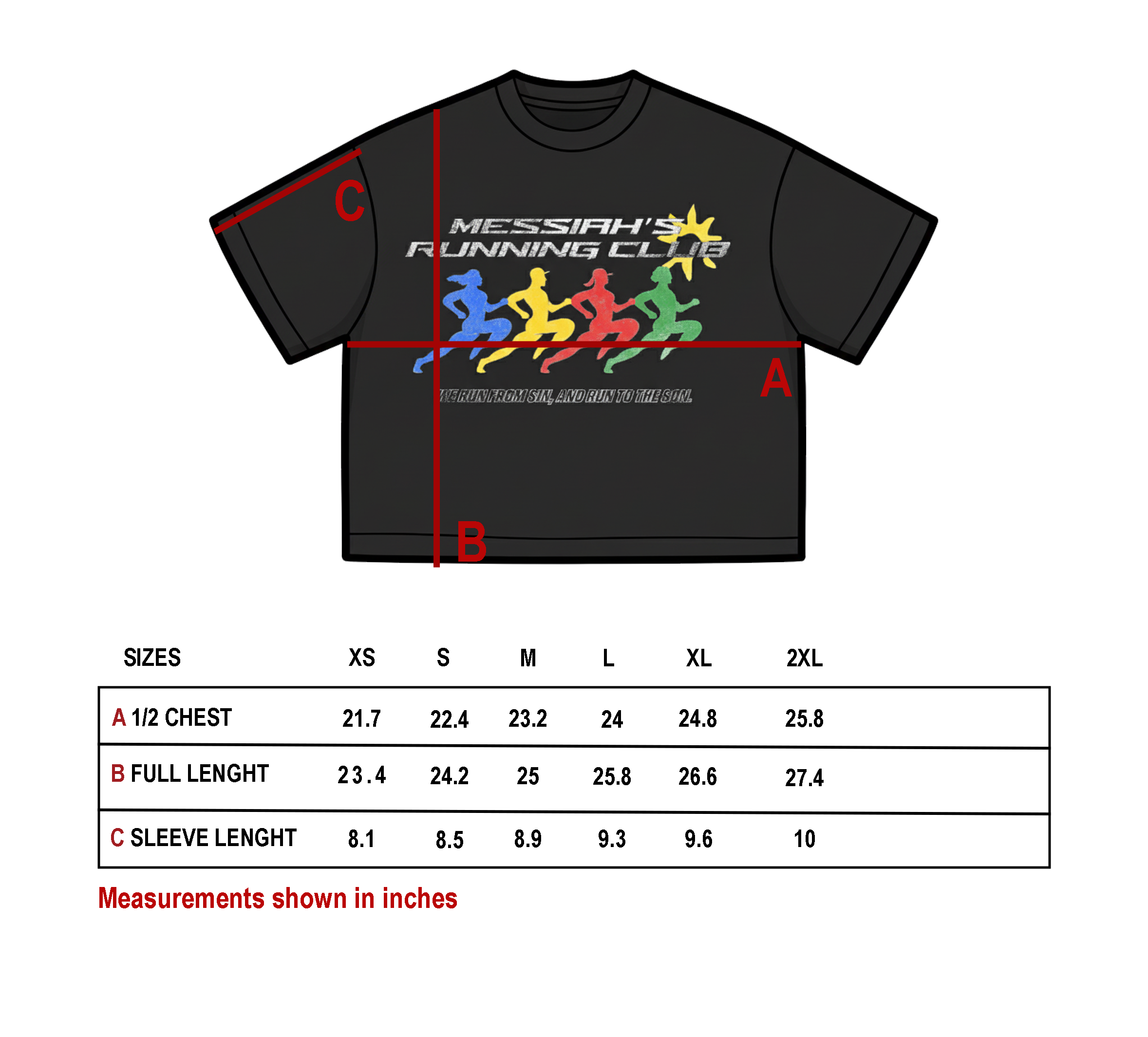 Messiah Oversized Cropped Tee