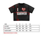 I Love Yahweh Cropped Snow Washed T-shirt